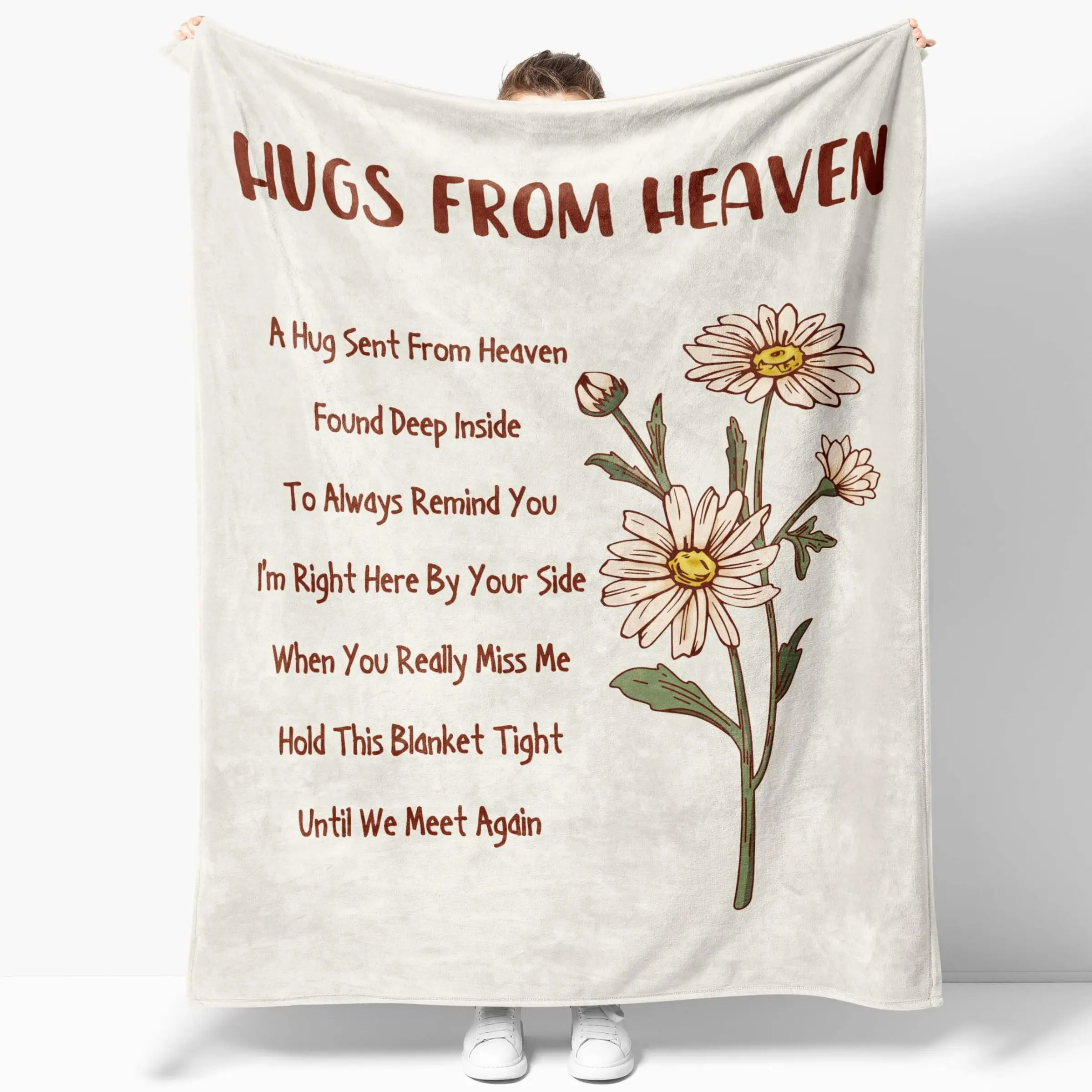 1PC Bereavement gift blanket, memorial mourning gift, condolence gift, hug gift from heaven, blanket for her, him, or friends