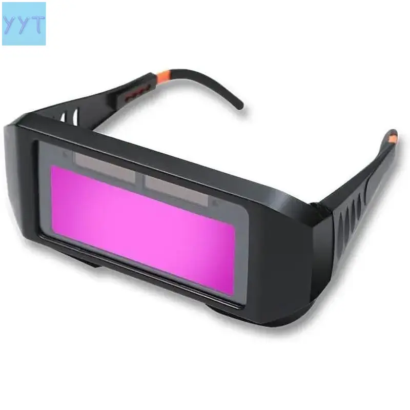 YYT1  1 Pack Industrial Welder Safety Glasses, Auto‑Darkening Welding Goggles, Impact‑Resistant Protective Work Eyewear, Lightweight Comfortable Fit, Ideal Safety Gear Home Improvement, Workshop and Daily Welding Working Projects