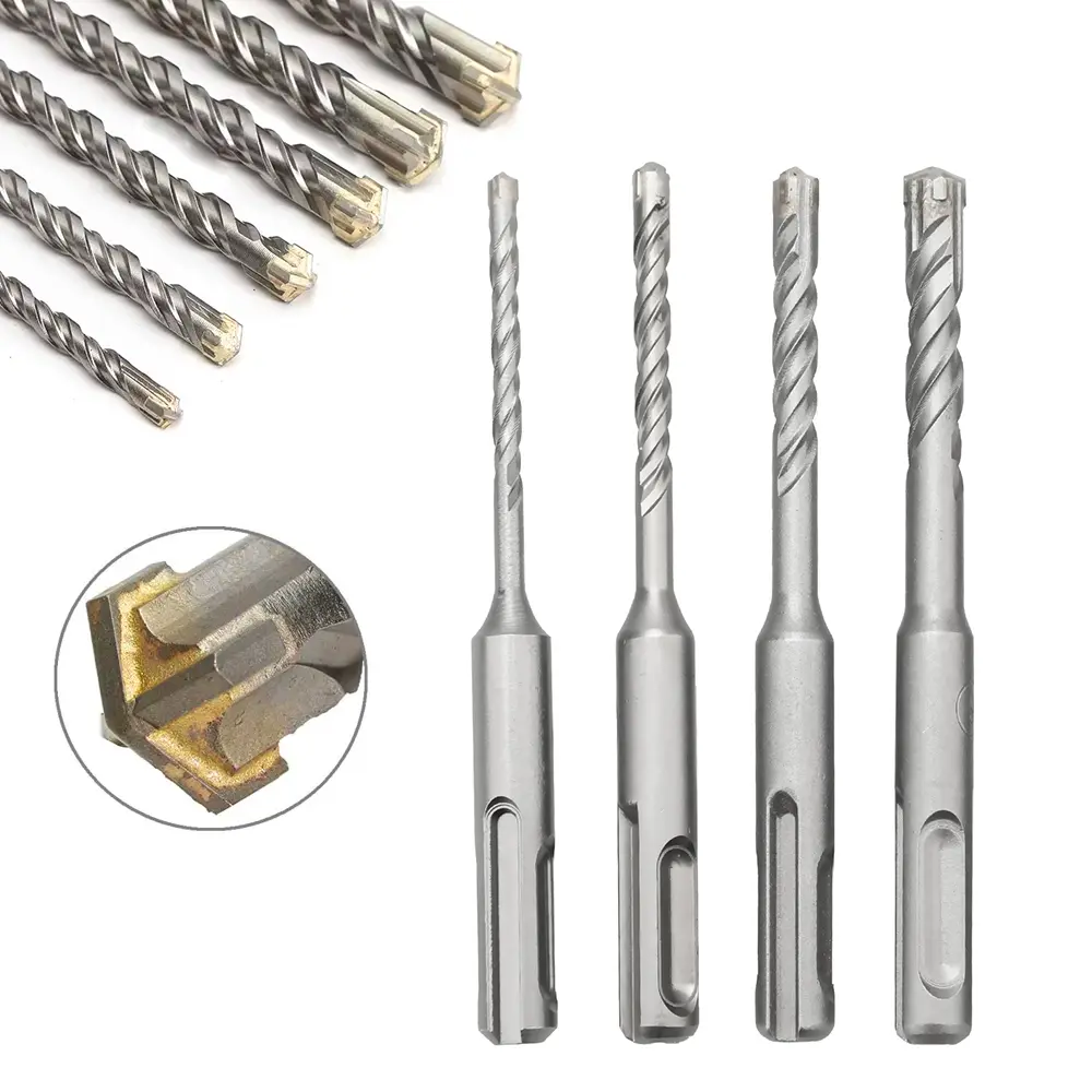 SDS Plus Rotary Hammer Drill Bit, Concrete Drill Bit,Masonry Drill Bit for Concrete, Brick and Cement (Length : 110mm / 160mm