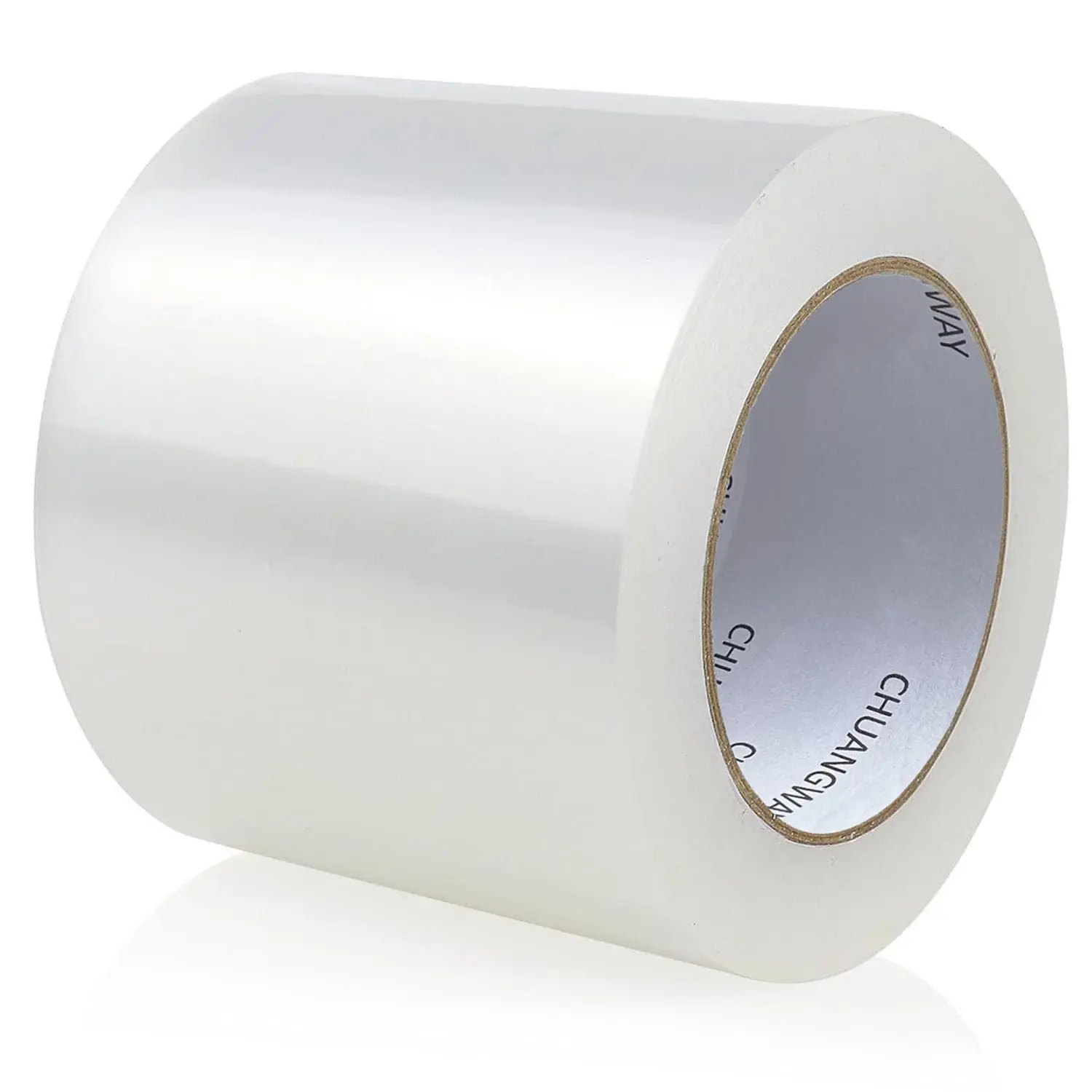 4-inch wide transparent packing tape, 4 in x 110 yards (330 ft), heavy-duty industrial strength adhesive packing tape for office moving, shipping, and mailing. Heavy-duty transparent packing tape