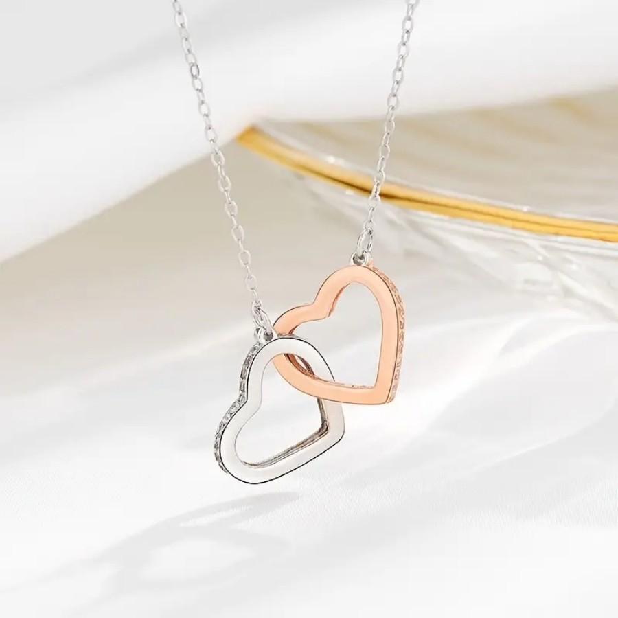 Mother’s Day Gift for Mom – Meaningful Heart Necklace with Love Message Card