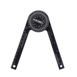 360 Degree Angle Finder for Woodworking High Precision Angle Ruler DIY Measuring Tool for Carpenter Hole Ruler