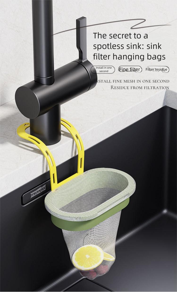 Disposable Kitchen Sink Strainer Set Complete Kitchen Gadget for Leftover Food Residue and Kitchen Waste Efficient Drainage Mesh Sieve for Sink Drains Durable and Easy to Use Kitchen Accessory for Daily Cleaning -RR