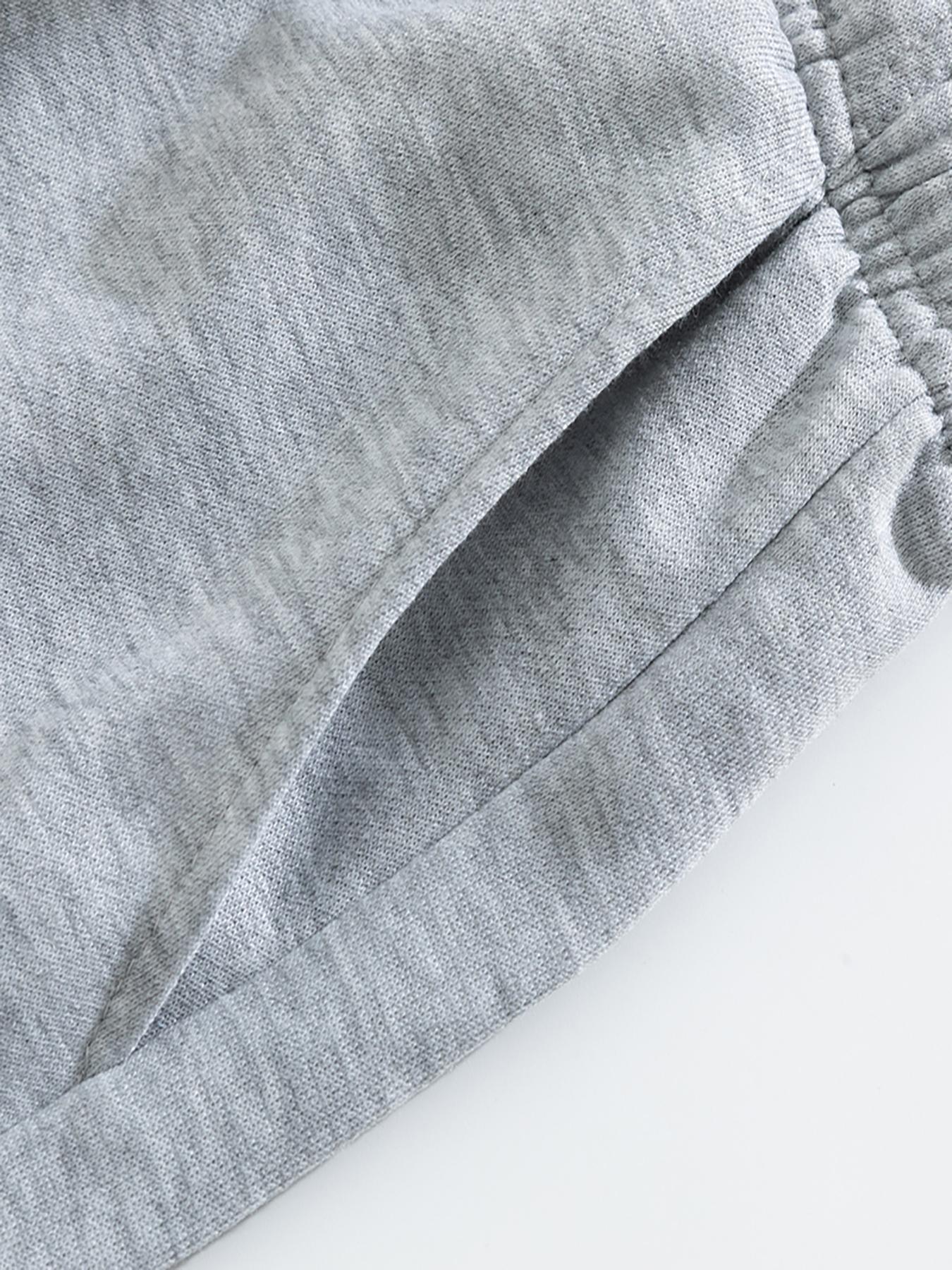 Men's Solid Color Drawstring Waist Shorts, Casual Regular Fit Pocket Shorts for Summer, Men's Bottoms for Daily Wear.