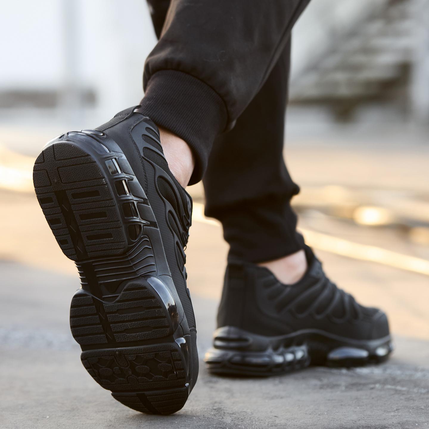 Men’s Safety Work Sneakers – Lightweight Steel Toe, Anti-Slip Sole & All-Day Comfort for Jobsite & Outdoor Training