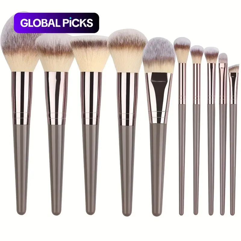 Professional Makeup Brush Set, Cosmetic Brush Set, Beauty Brush Set, Includes Foundation Brush, Eyelash Brush, Brow Brush, Eyeshadow Brush, Christmas Halloween Thanksgiving Gift, Makeup Blending Brushes, Makeup Brushes Kit #GLOBAL PICKS