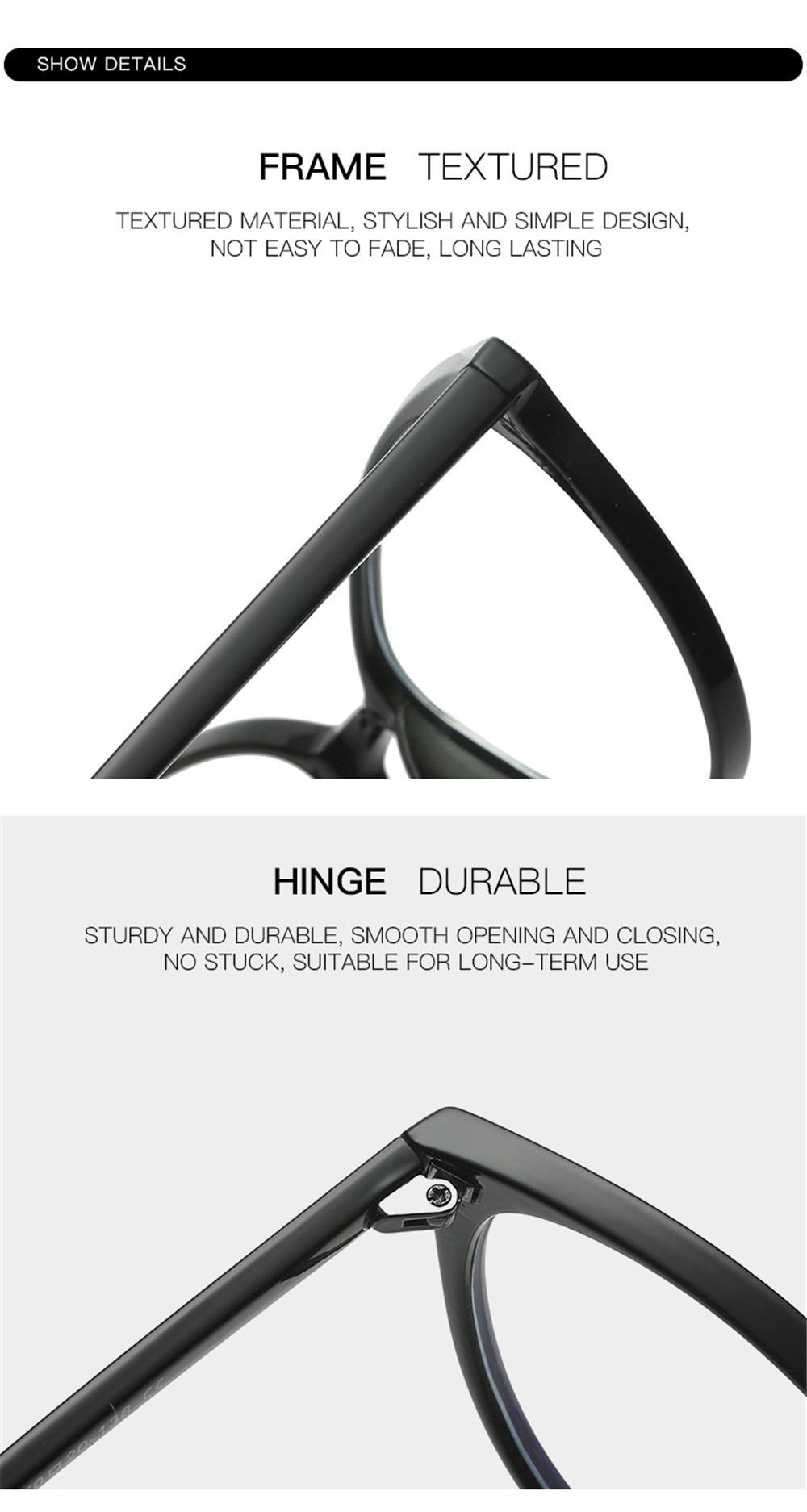 VIVIBEE Women Cat Eye Blue Light Blocking Glasses Office Computer Glasses Frame Female Leopard Ladies 2026 Fashion Goggles