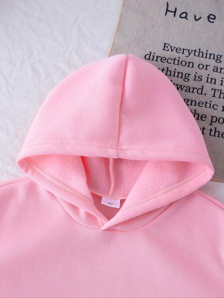 Girls' Long Sleeve One-Piece Jumpsuit, Casual Fitted Design, Thick Fabric for Fall & Winter, Comfortable Kids Clothing, Girlclothes