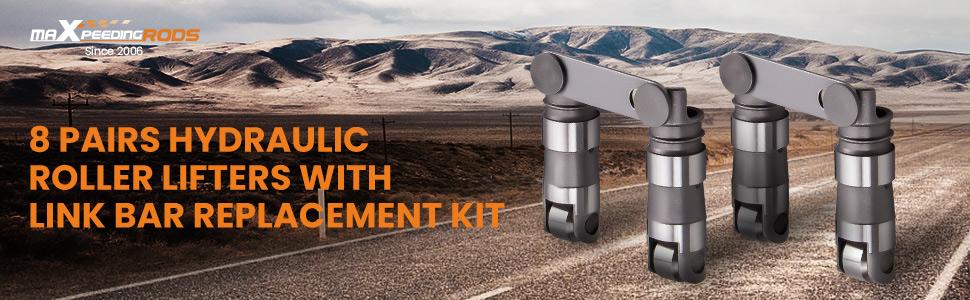 Hydraulic Roller Lifters 16pcs Compatible for Chevy SBC compatible for V8 350 265-400 283 327 302 Hydraulic Roller Lifters 16pcs Compatible for Chevy SBC compatible for V8 350 265-400 283 327 302