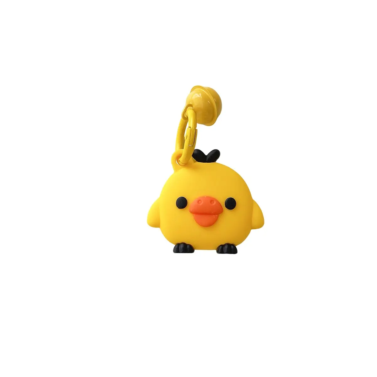 Creative Cute Chicken Bell Airtag Case, Shockproof Aesthetic Keychain for Pets, Durable Fashion Accessory for Airtag 1/2 Generation