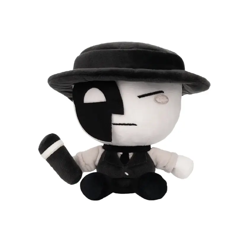 Artful Plushie Stuffed Doll, Creative Game Merchandise Plush Toy, Collectible Character Soft Figure Gift