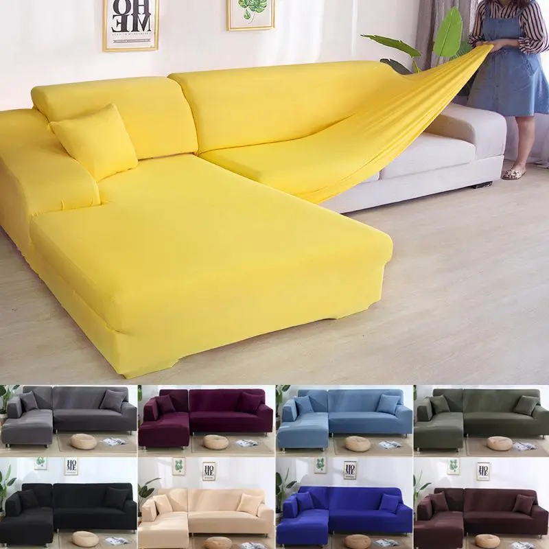 Fabric Sofa Cover Living Room Anti-slip Pet-proof Spandex Stretch Elastic Couch Cover Slipcover for Sofa