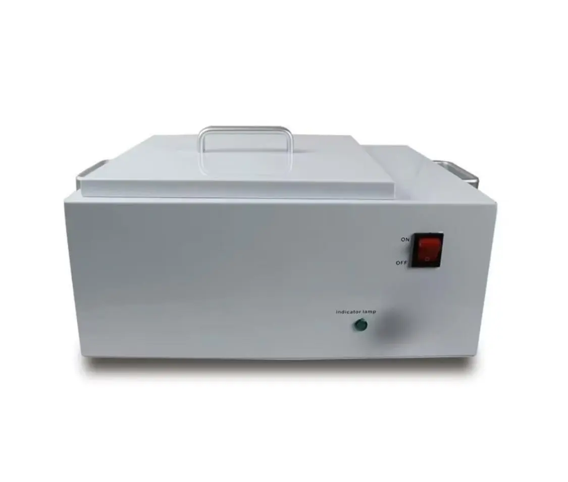 10 LB Professional Wax Warmer for Hair Removal with Adjustable Temperature Control Large Wax Pot for Salon Use White Sterilizer with Indicator Lamp & On/Off Switch
