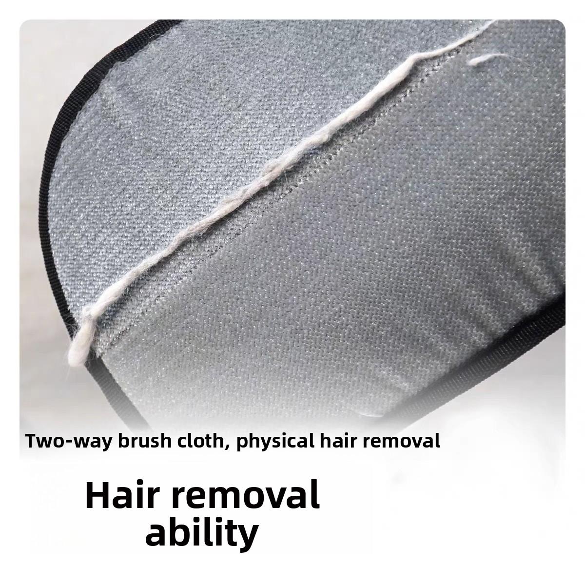 Two-Way Electrostatic Pet Hair Removal Glove, Double Sided Reusable Lint Cleaner, Self Cleaning Grooming Mitt for Cats Dogs, Fur Remover Brush for Furniture, Couch & Clothes