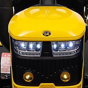 GARVEE 12V Remote Control Tractor  with 7-LED & Safety Belt - Red