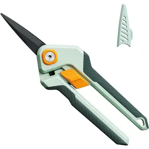 Garden Scissors Pruning Shears Sharp Stainless Steel Non-Stick Teflon Coating Blade  Precise Cuts Garden Snip Bonsai Clippers  Plants Rose Flower