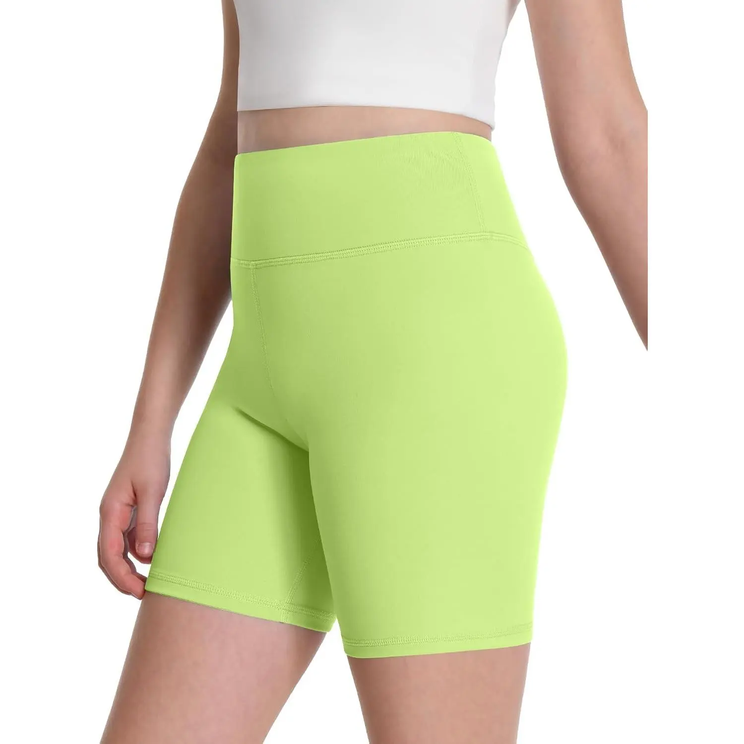 Girls Bike Shorts Athletic High Waist Kids Gymnastics Dance Volleyball Shorts Comfy Spandex Cartwheel Shorts