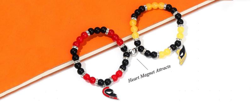 Best Friends Necklaces for 2 BFF Stainless Steel Silver Chain Matching Heart Puzzle Pendant Friendship Necklace and Bracelet Key Chain Set Relationship Jewelry  for Teen Girls Boys