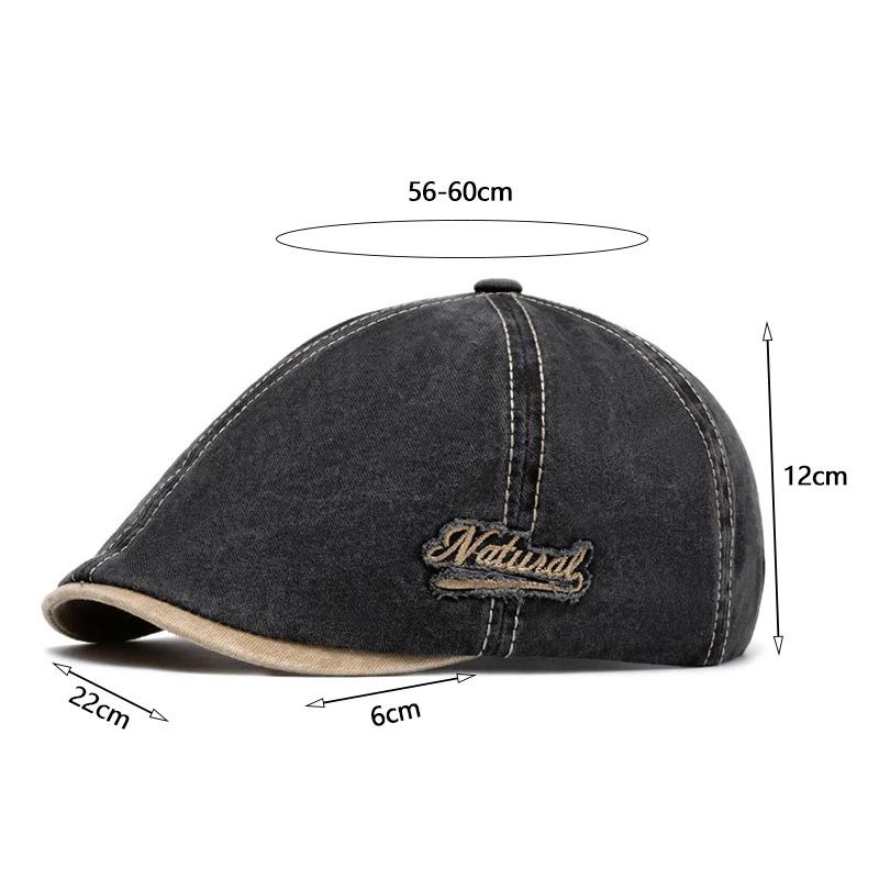 Summer Cotton Newsboy Caps For Men Hats Berets British Western Style Cap Classic Woman Vintage Adjustable Casual Linen Beret