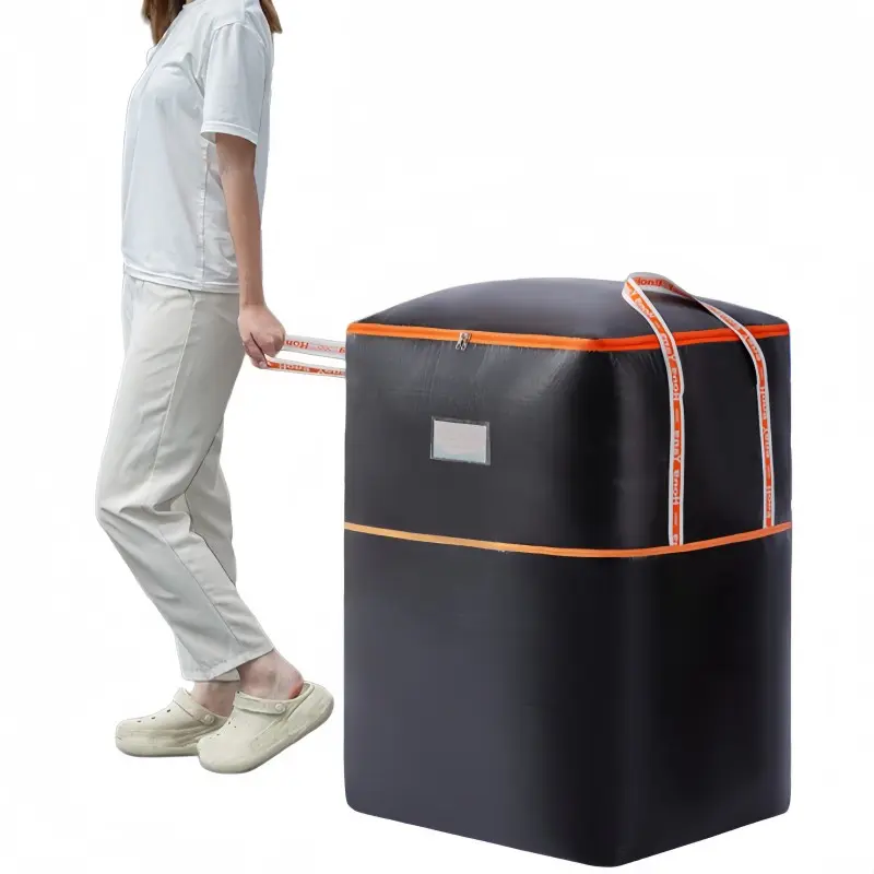 Large-capacity portable moving bags, clothes and quilts storage bags, thickened luggage bags for going out, foldable travel packing bags