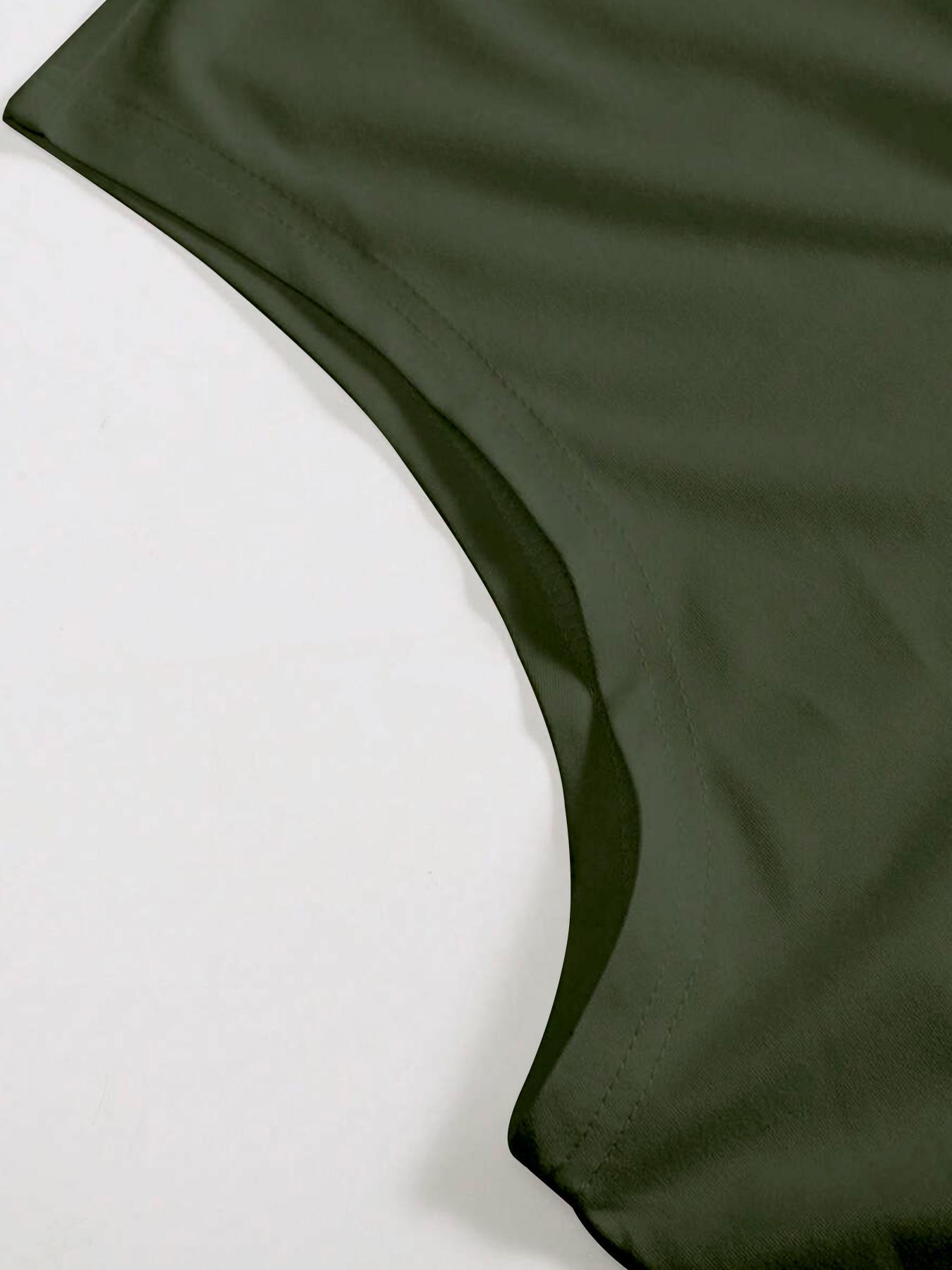 Men's Regular Fit Bear & Letter Print Top, Casual Comfy Sleeveless Top for Summer, Fashion Men's Clothes for Daily Wear, Streetwear Tank Vest, Vests