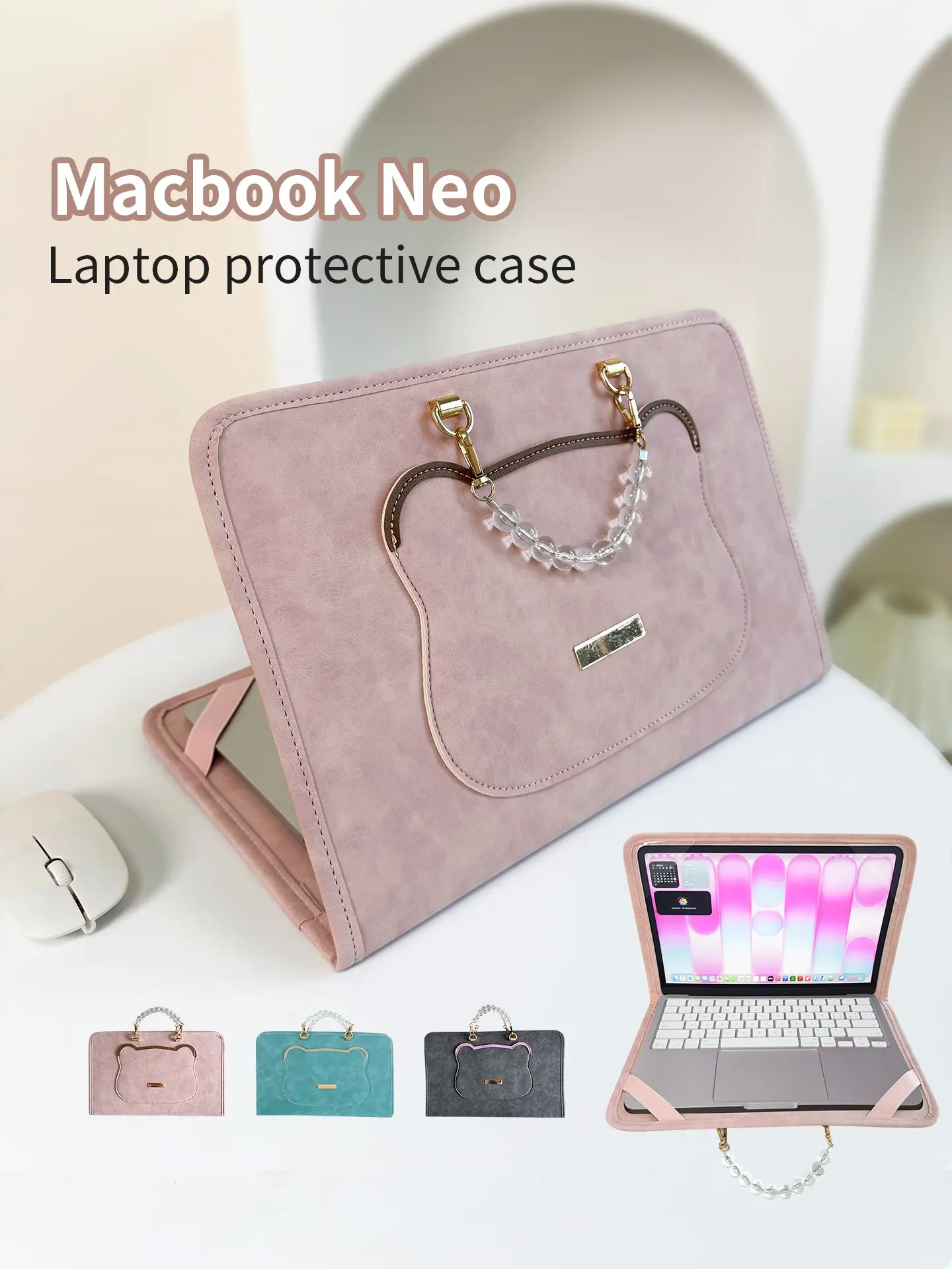 Cute Laptop Case for Macbook Neo, Elegant and Stylish Commuter Notebook Protector, Macbook Protective Cover, High-End Design, All Seasons Use