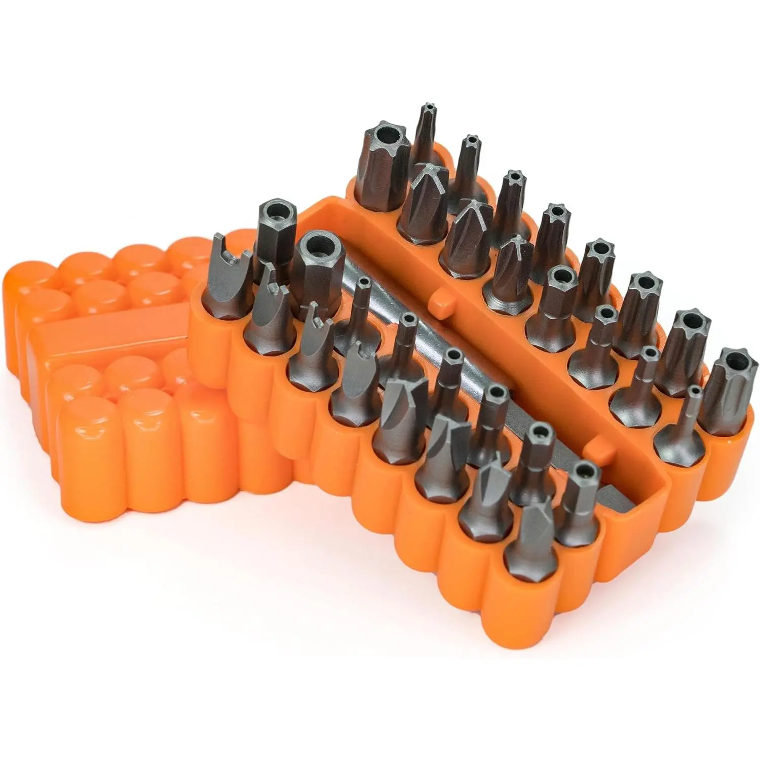 33 count  Bit Set Torx Hex Spanner Tri Wing Tamperproof Bits | 33 count, Torx Hex Spanner, Tamperproof, Chrome Vanadium, Storage Case