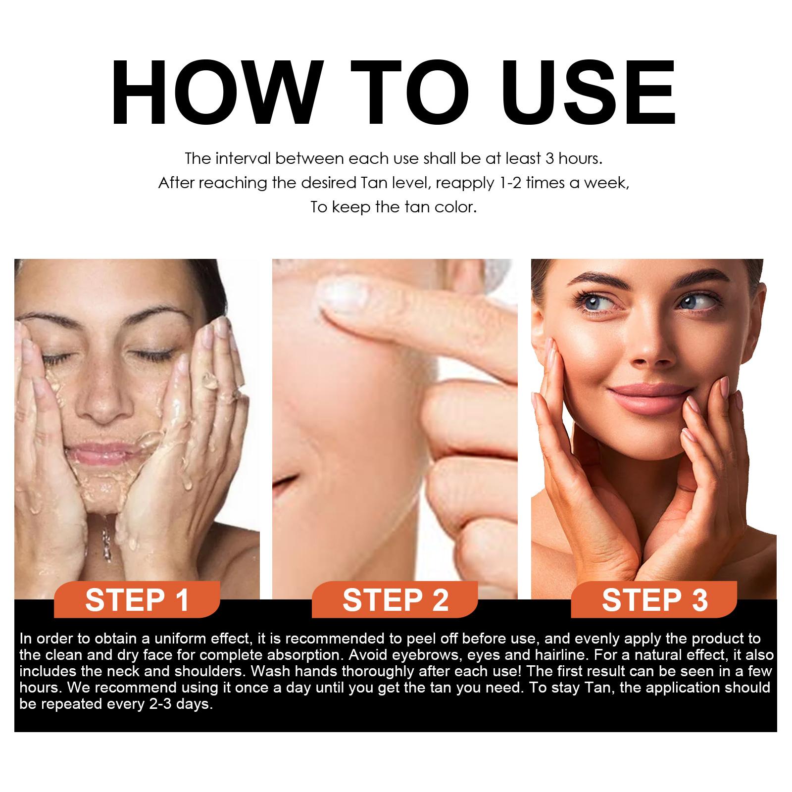 EELHOE Aloe Vera Gel Darkening Cream (50g) Summer Beach Bronze Darkening And Sunbathing Cream Skin Sunburn Repair Gel