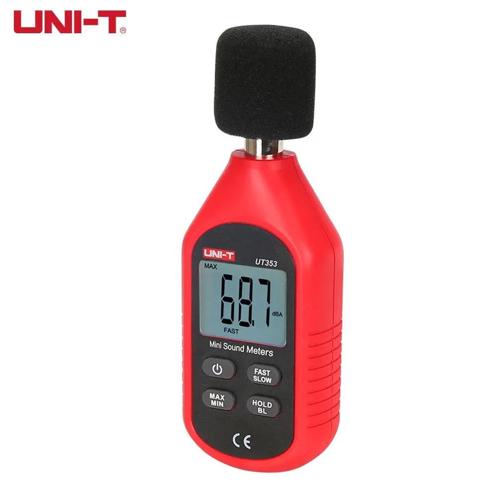 UNI-T UT353 noise measuring instrument decibel meter 30-130dB small Portable audio level meter decibel monitoring instrument