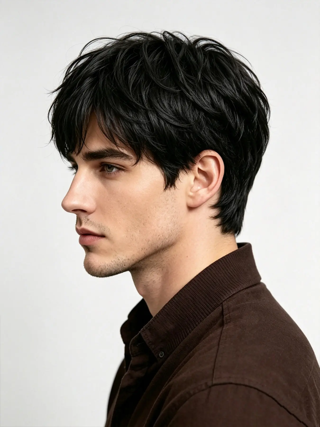 Men's Short Straight Synthetic Wig, Heat Resistant Daily Wear, Includes Wig Cap, Natural, Perfect for Everyday Use