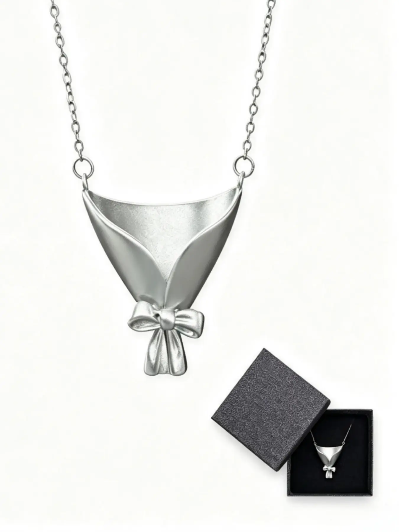 DIY Bouquet Necklace Create your own custom floral accessory by inserting dried or fresh stems. Holiday gifts for friends and family