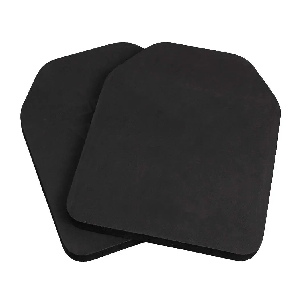 2 Pcs Black EVA Foam Plates, Vest Inner Shock Liner for Airsoft Soldier Hunting Gear