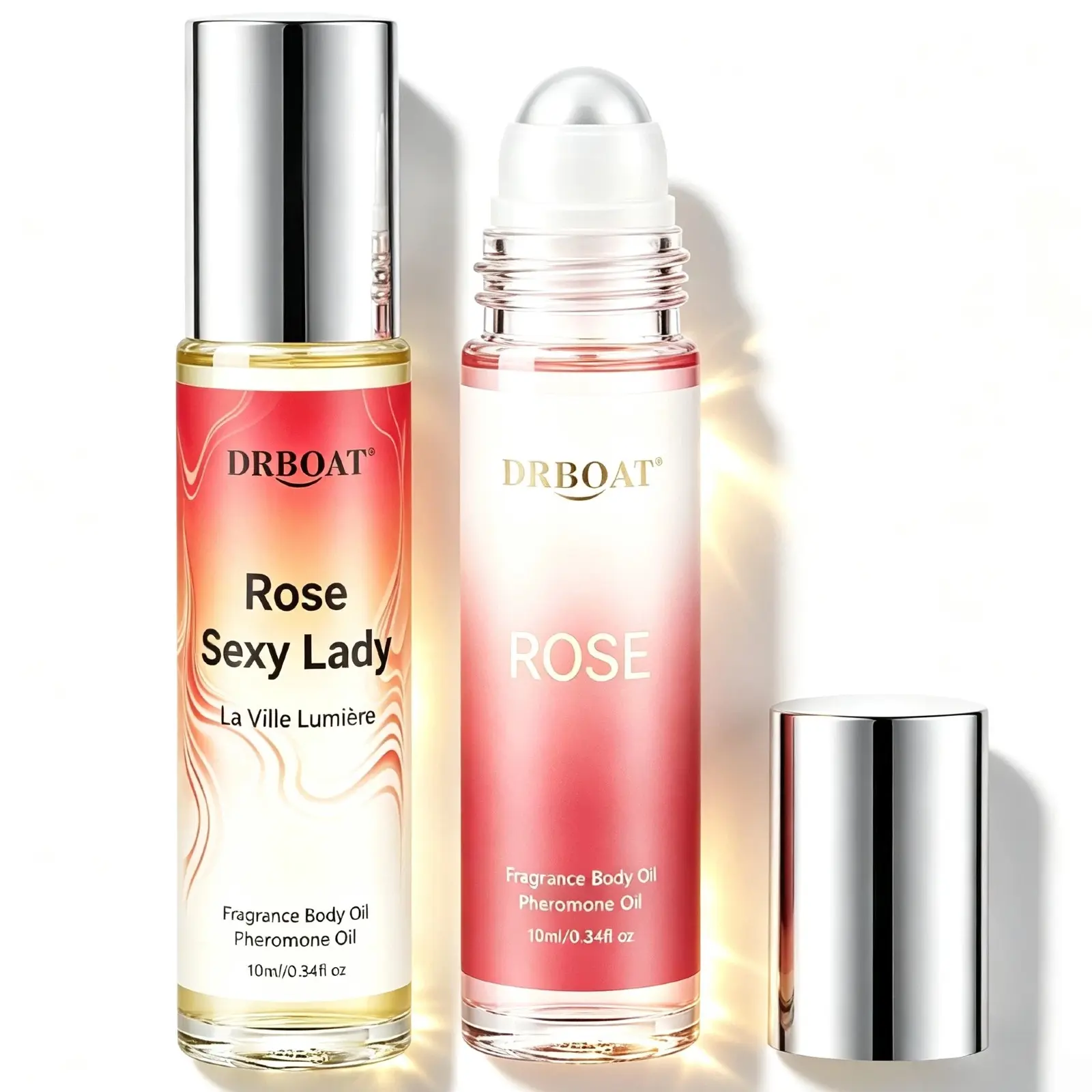 10ML Rose Cologne Pheromone Oil - Senior Sexy Lady Roll-On Perfume Oil, All-Day Long-Lasting Freshness Floral Eau de Toilette Oil for Unisex, for Gifts, Dating And Everyday Use.