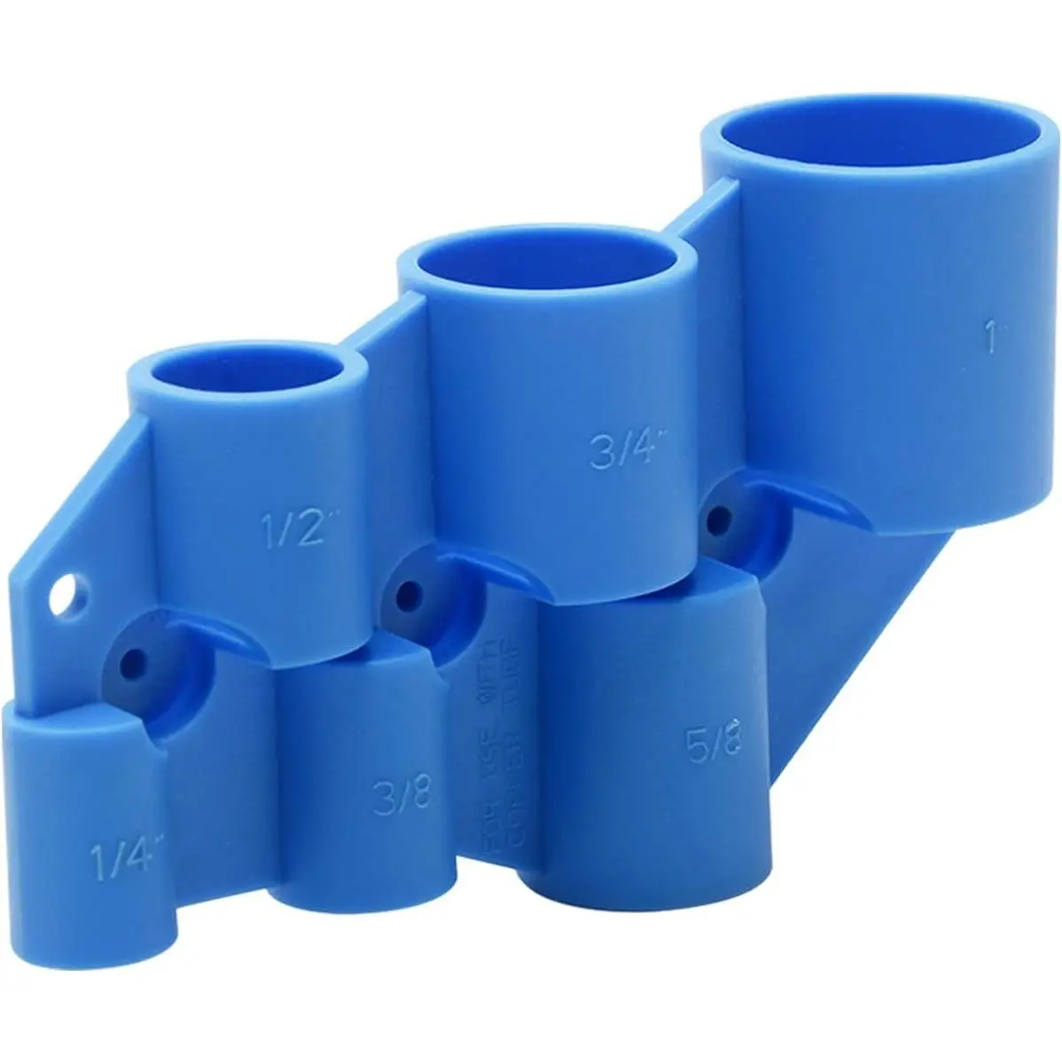 1/4'' - 1'' Deburring Pipe and Depth Gauge Tool Kit, Easy Install Measuring Deburring Tool, Inner-Outer Reamer Pipe Tubing Chamfer Tool Copper Reamer for Copper, PEX, CPVC, PE-RT