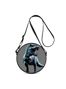 Lightweight crossbody bag with 2D dinosaur print, an ideal gift for female friends. Available for crossbody, single-shoulder, double-shoulder and hand-held wear, perfect for daily commute, outdoor trips, travel, casual outings and campus use.