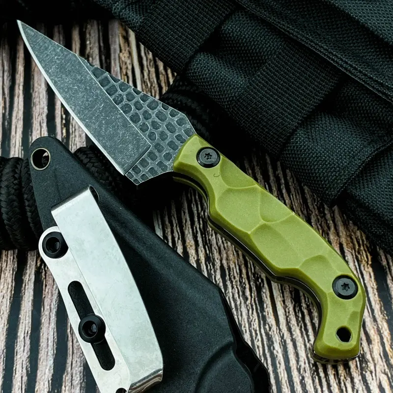 Multifunctional Outdoor Straight Edge Knife Sturdy and Durable Available in 3 Different Colors Perfect for Camping Hiking Fishing Hunting and All Kinds of Outdoor Daily Activities