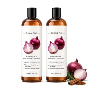 Shampoo, Onion Shampoo, Rosemary Oil & Red Onion Shampoo with Cinnamon Extract, Shampoo de Cebolla for Fuller-Looking Hair, Daily Scalp Care Shampoo for Men & Women 2PCS