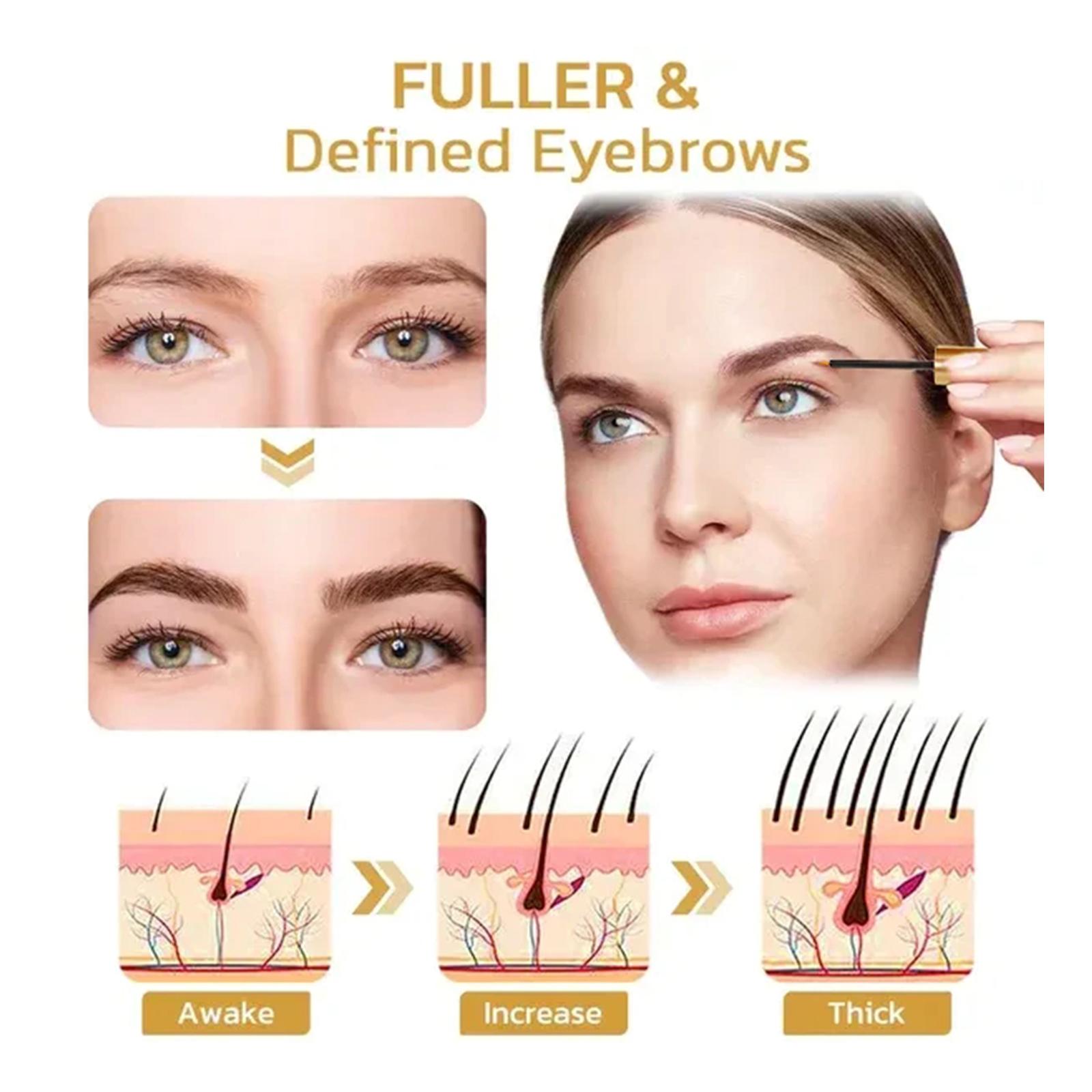 EELHOE Eyelash Liquid Natural Long And Curly Eyelashes Black Thick Moisturizing Mild And Beautiful Eyelash Liquid