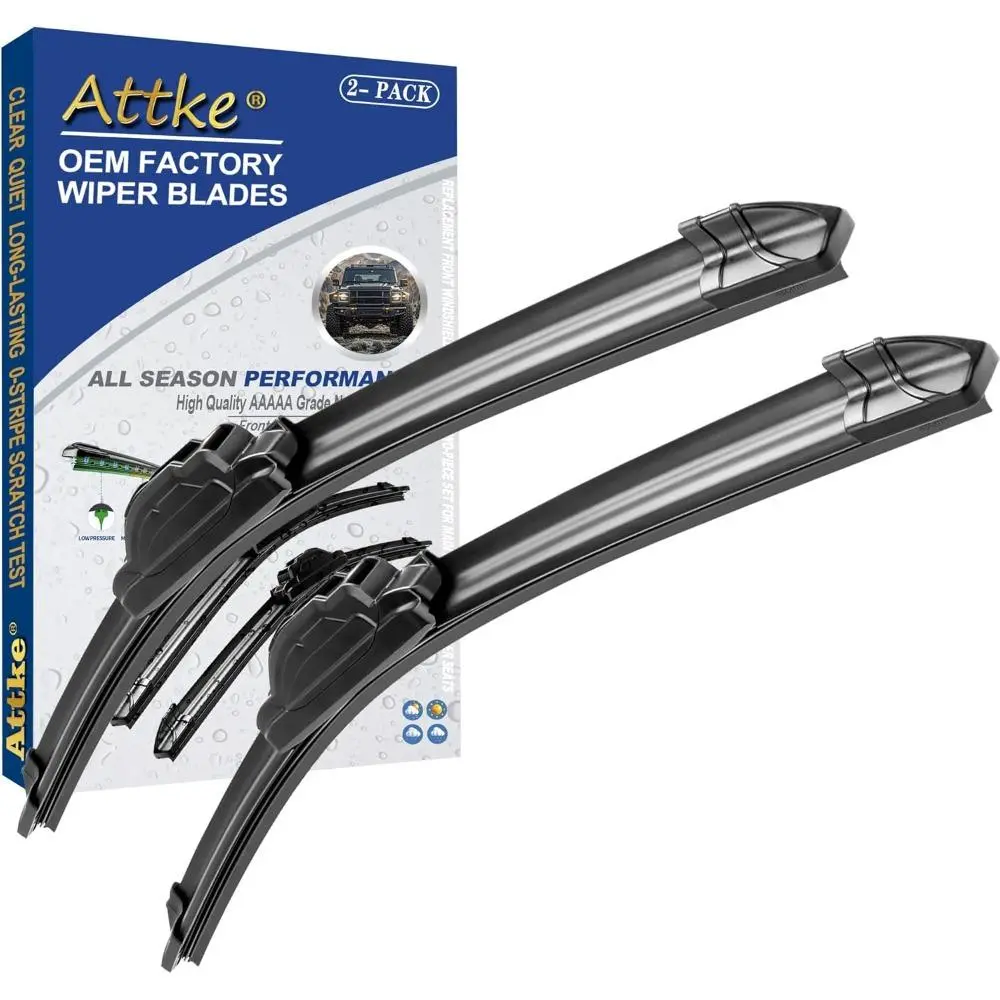 Quality Front Windscreen Wiper Blades For Honda Accord 2003-2007,Civic 2016-2020,Lexus ES300 ES300h 2013-2020,Toyota Camry 2012-2017 (26″+18″ Front Windshield Wiper Blade Set)