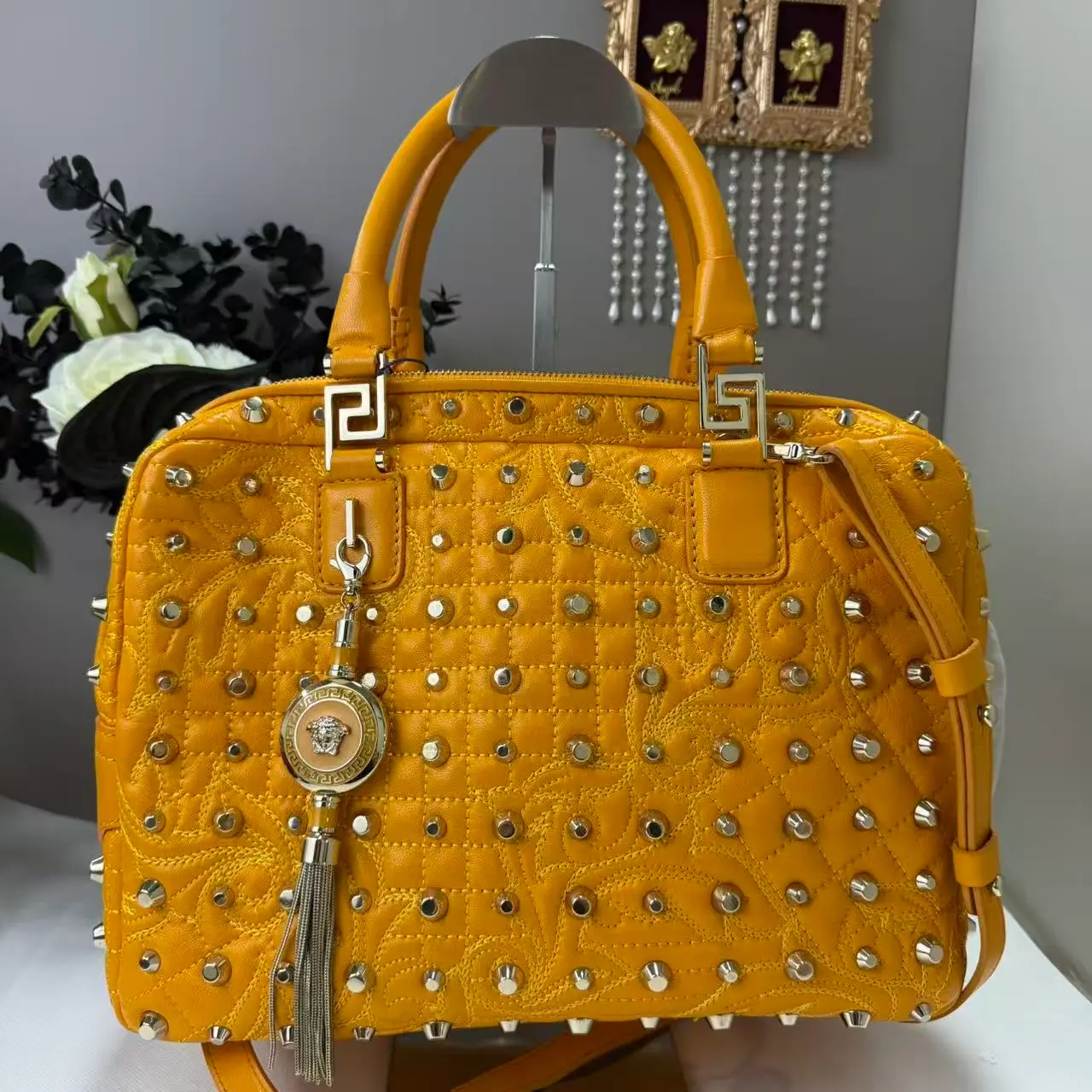 Pre-owned VERSACE/Top Handle Bags/SSB1813056