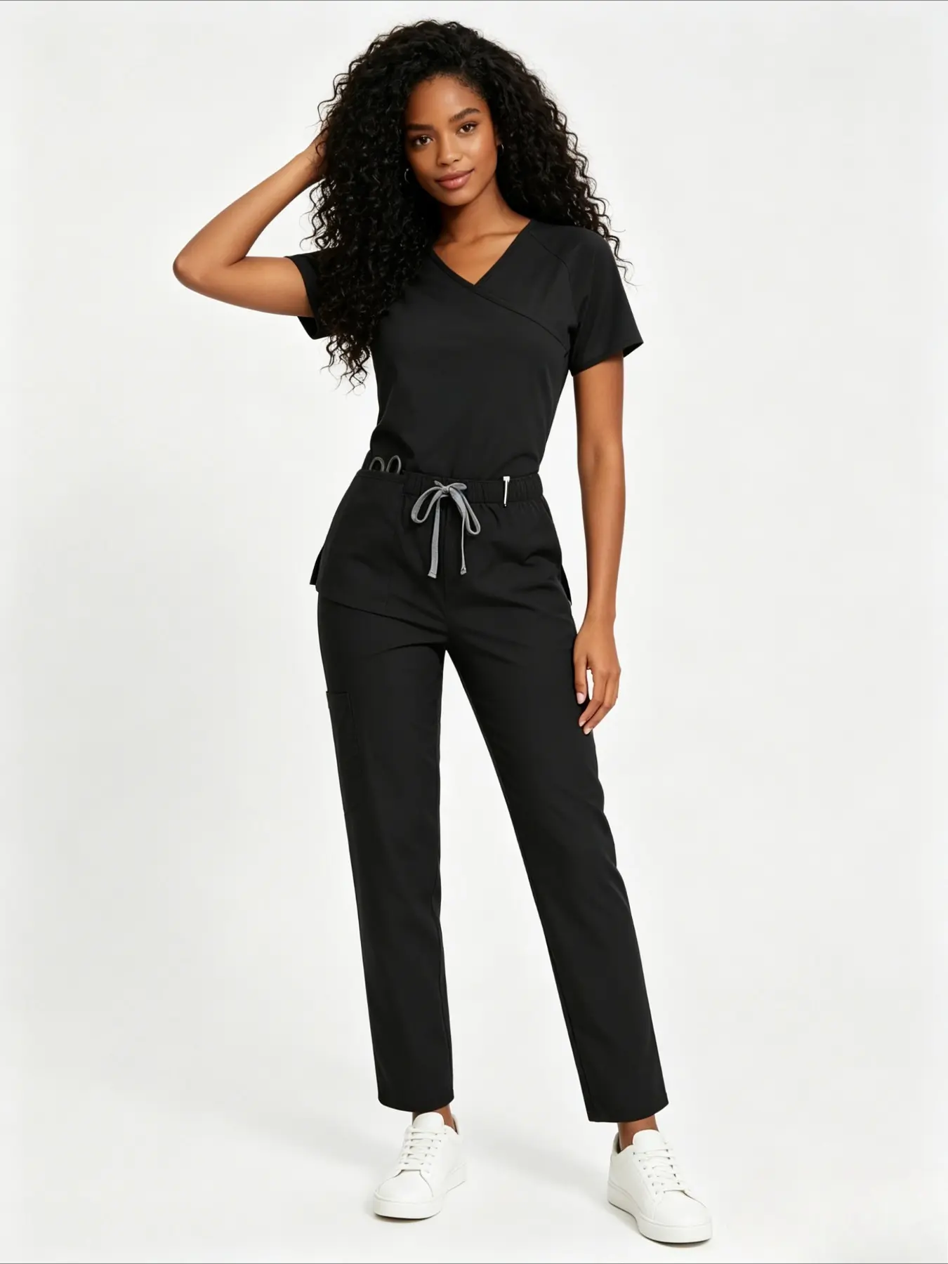 Soft Breathable Scrub Uniform Set Lightweight Daily Wear Suitable For Beauty Aesthetic Clinic Skin Management SPA Center Service Staff