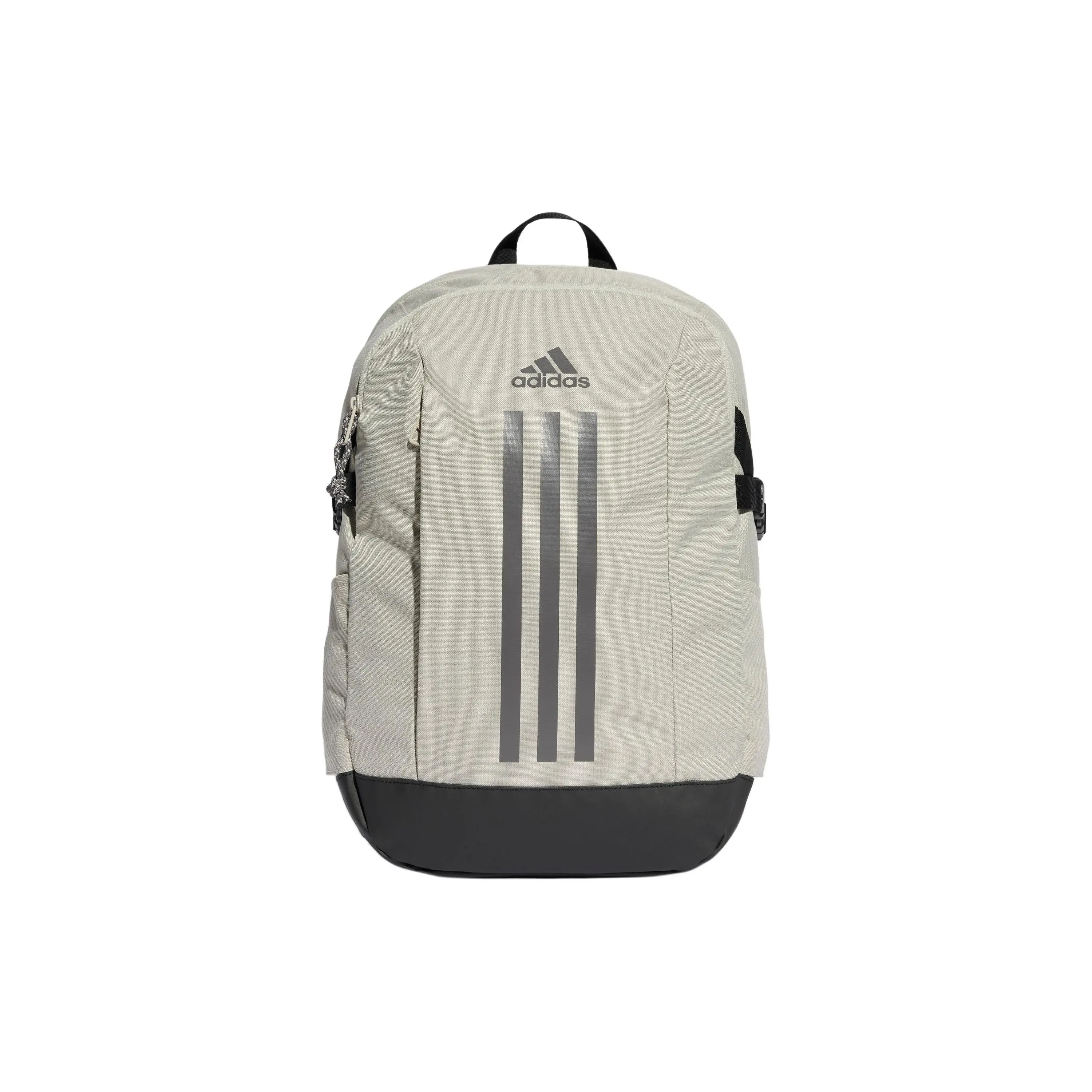 Adidas Power Sport Backpack for Men and Women – Recycled Polyester, Regular Fit, Light Gray and Charcoal Gray