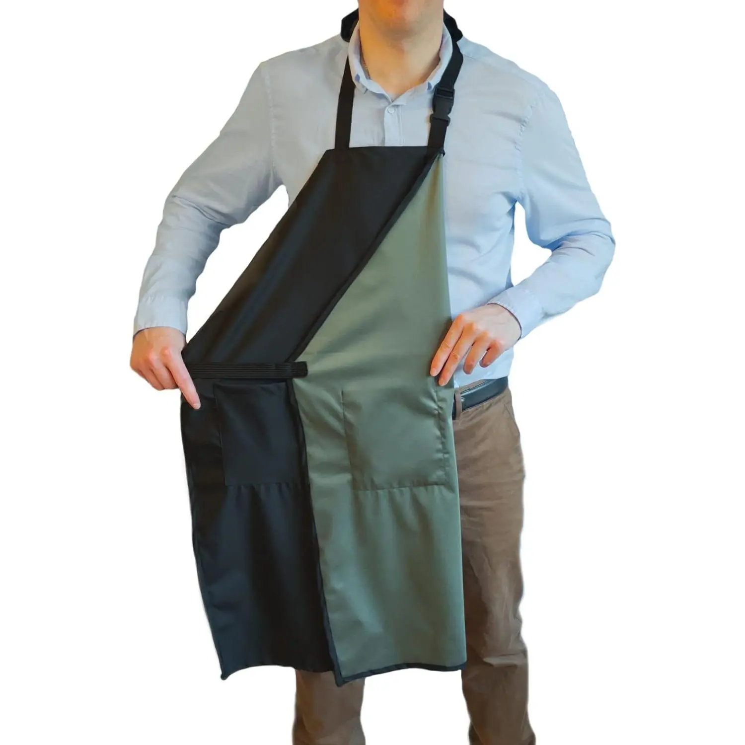Waterproof For Men and with Pockets| 35" Long Work for Dishwashing, Dog Grooming, - Dishwasher Apron - Resistant Apron