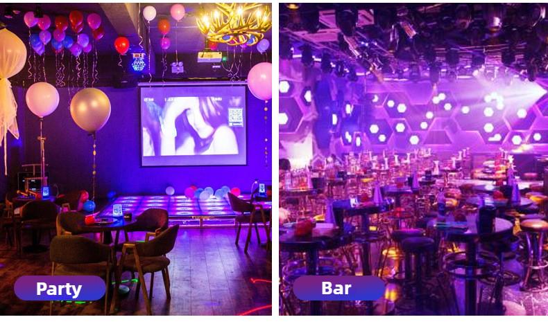 Indoor Atmosphere Light Colorful Golden Magic Ball - KTV Atmosphere Light Colorful Rotating Color Light Universal E27 Screw Mouth Light Bulb Flash Rotating Magic Ball Light,Christmas Indoor Ambient Light