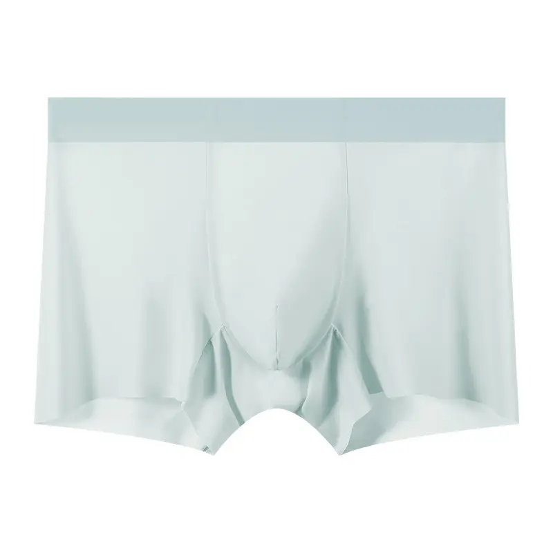 Men's Ice Silk Seamless Boxer Briefs, Ultra-Thin Like a Mask, Breathable No Ride-Up Underwear SummerVibes summerwins
