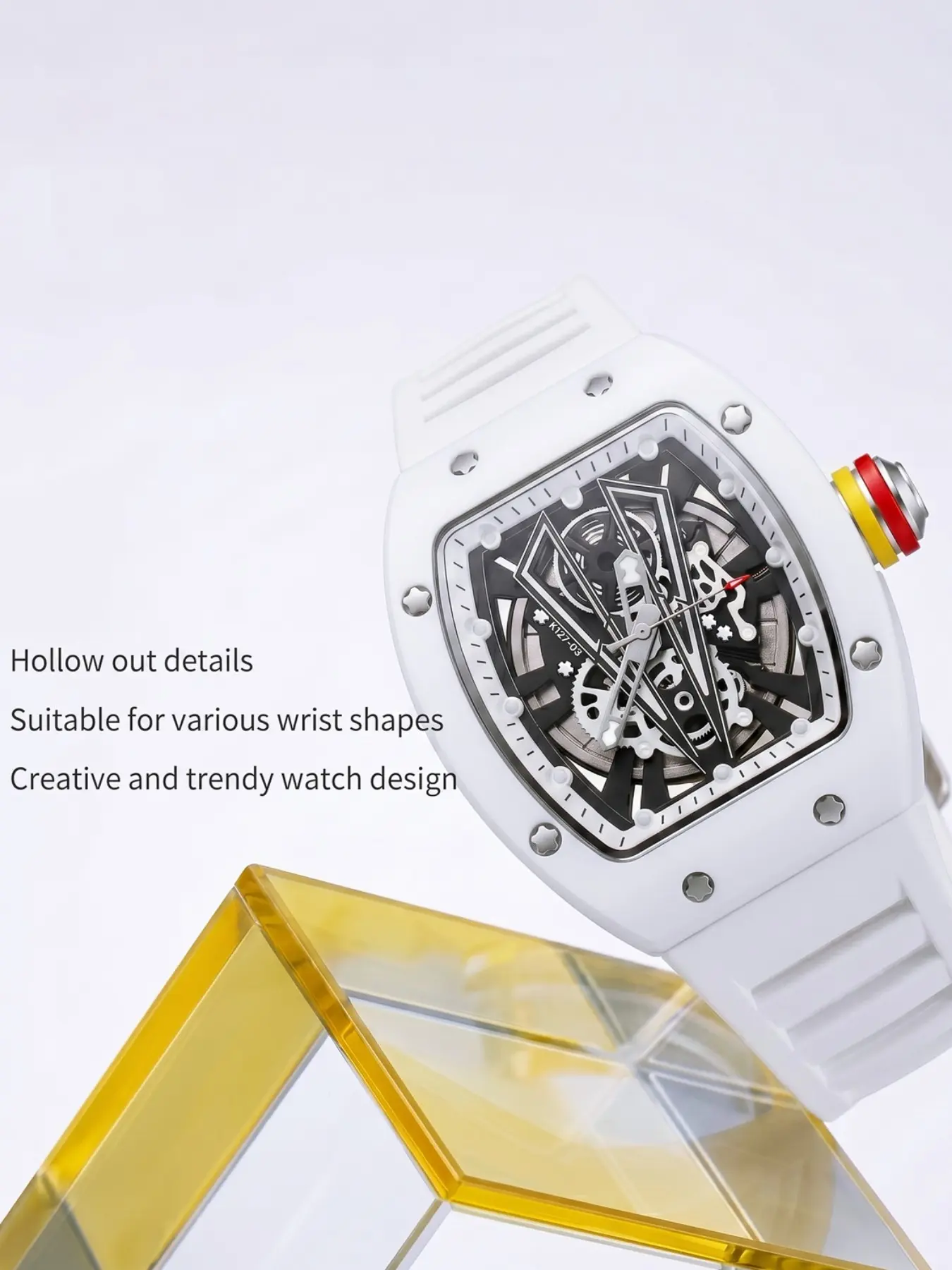 Men's Fashion Business Quartz Watch, Sporty Trendy Night Light Wristwatch, Perfect for Daily Wear and Gifts, Birthday and Holiday Gift