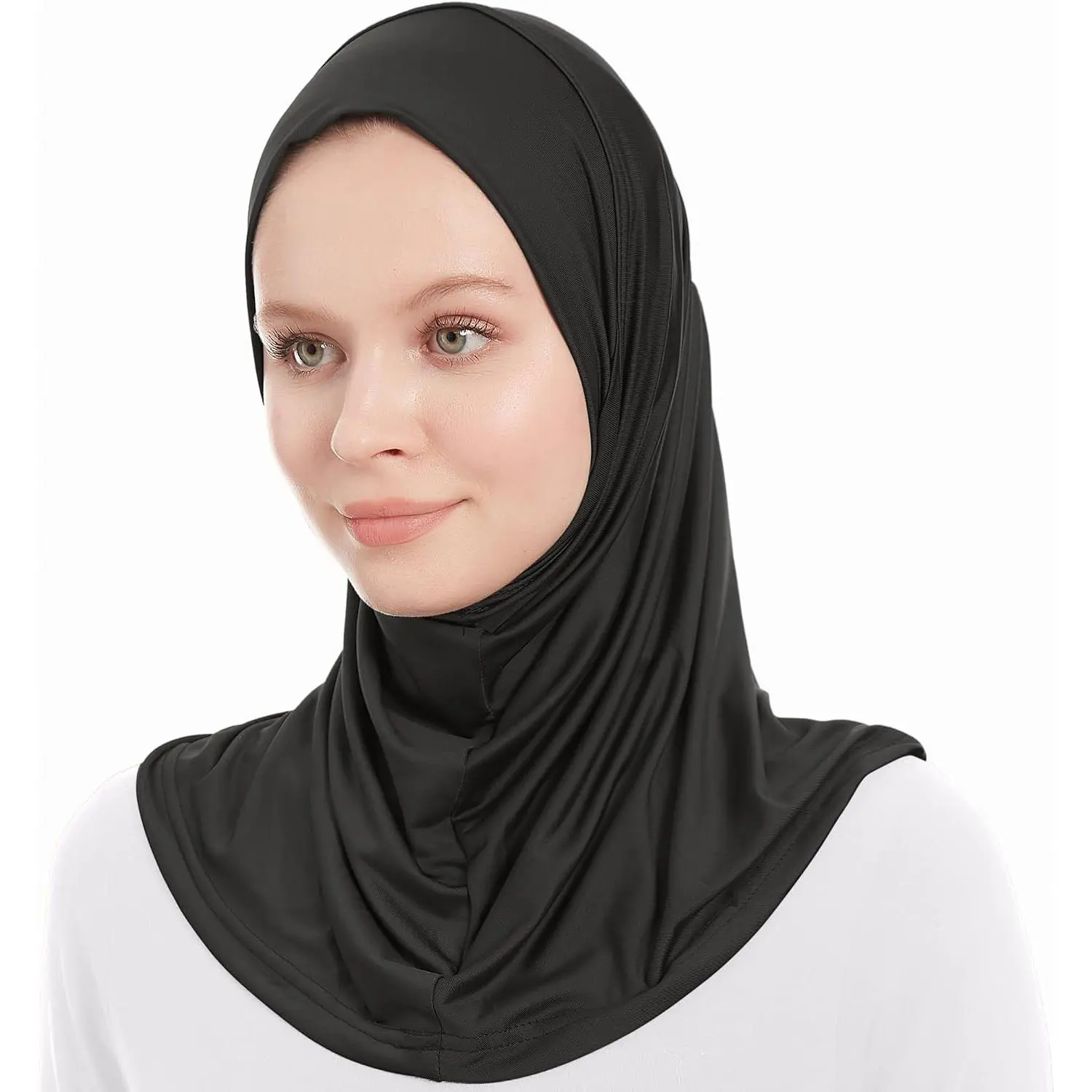 Women's Al Amira Hijab Scarf Ready to Wear One Piece Instant Headscarf, Soft & Comfy, Hand Wash at 86F, Ramadan Eid GiftGift