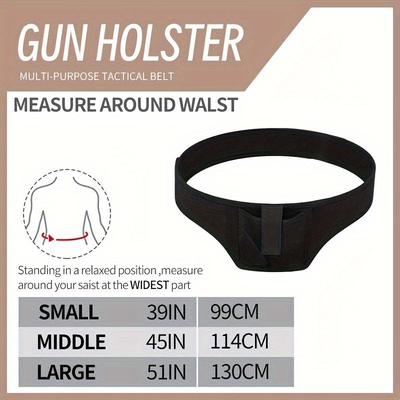 Deep Hidden Carry Belly Band Holster, Breathable Waistband Gun Holsters for Women Men, Comfortable Concealed Carry Belly Band, Right and Left Hand Draw