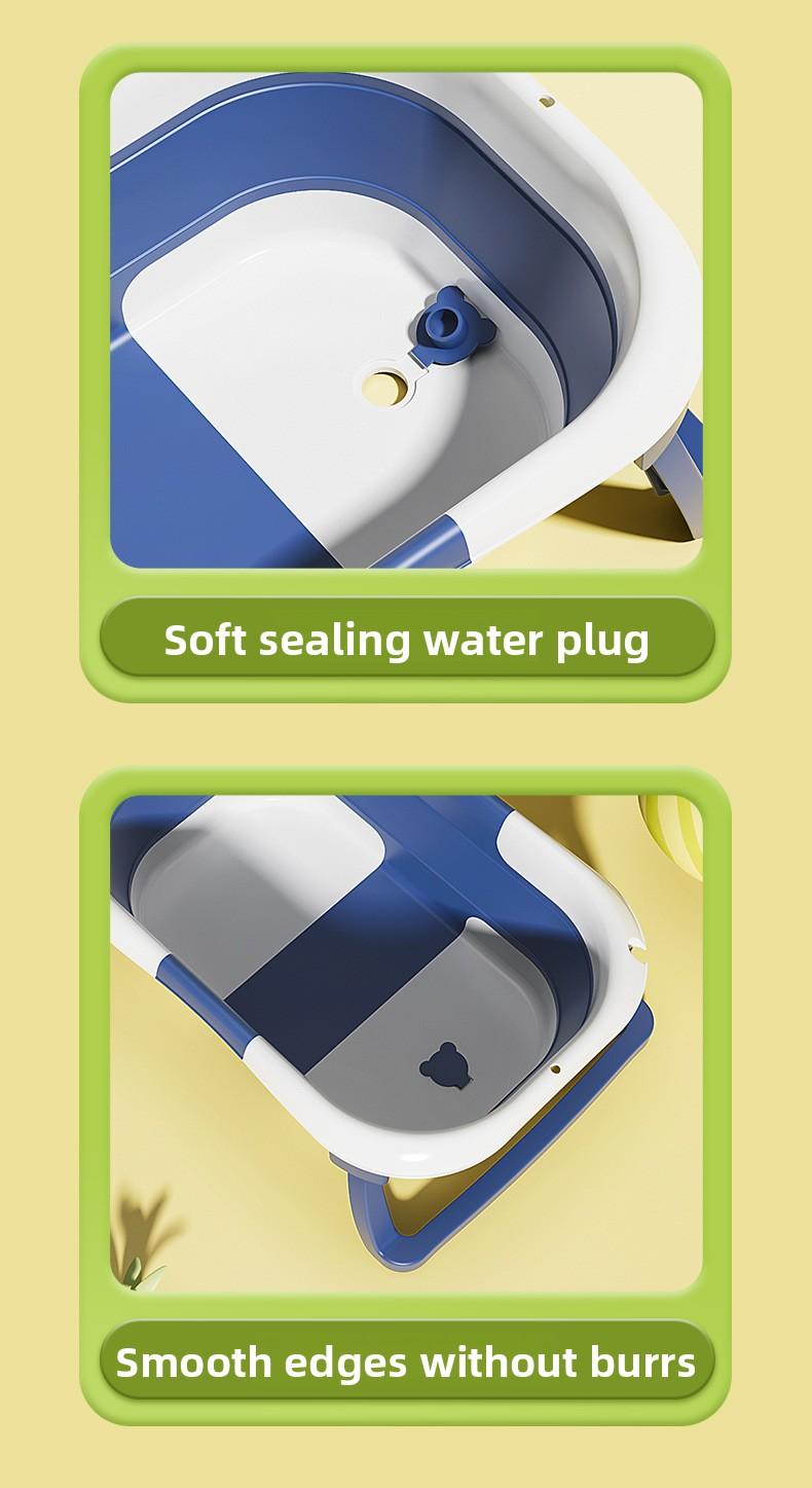 Must-Have Baby Essential!Collapsible Bath Tub for Sit & Lay Bathing