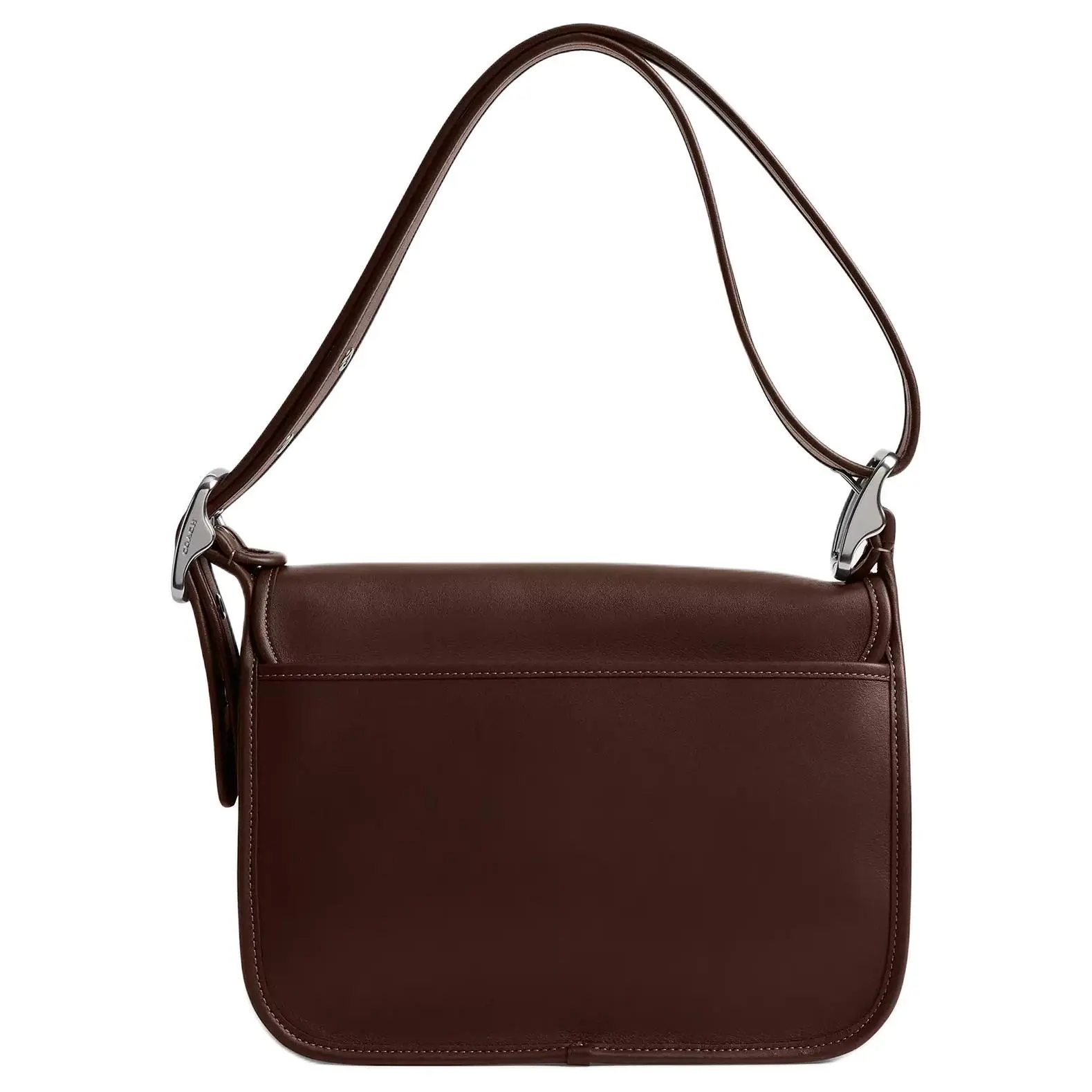 COACH Patricia Legacy 27 Crossbody Bag for Women – Adjustable Strap, Glove-Tanned Leather, Large Size, Maple Color